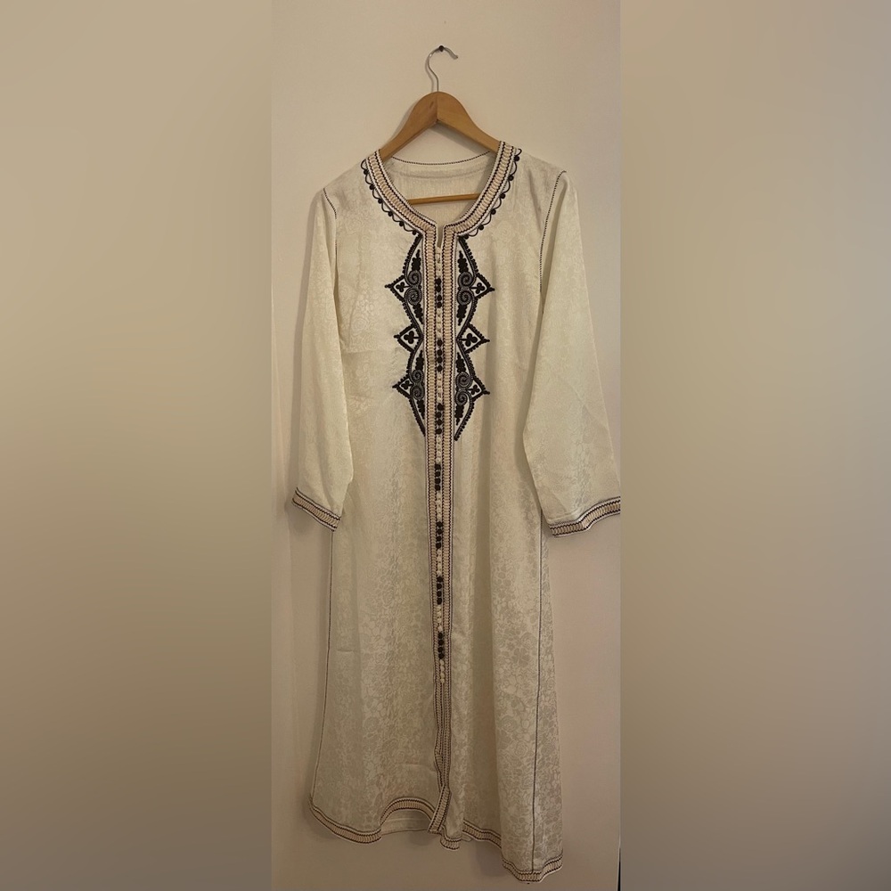 Embroidered Moroccan Kaftan